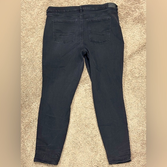 American Eagle High Rise Jegging Distressed 20R - Picture 2 of 5